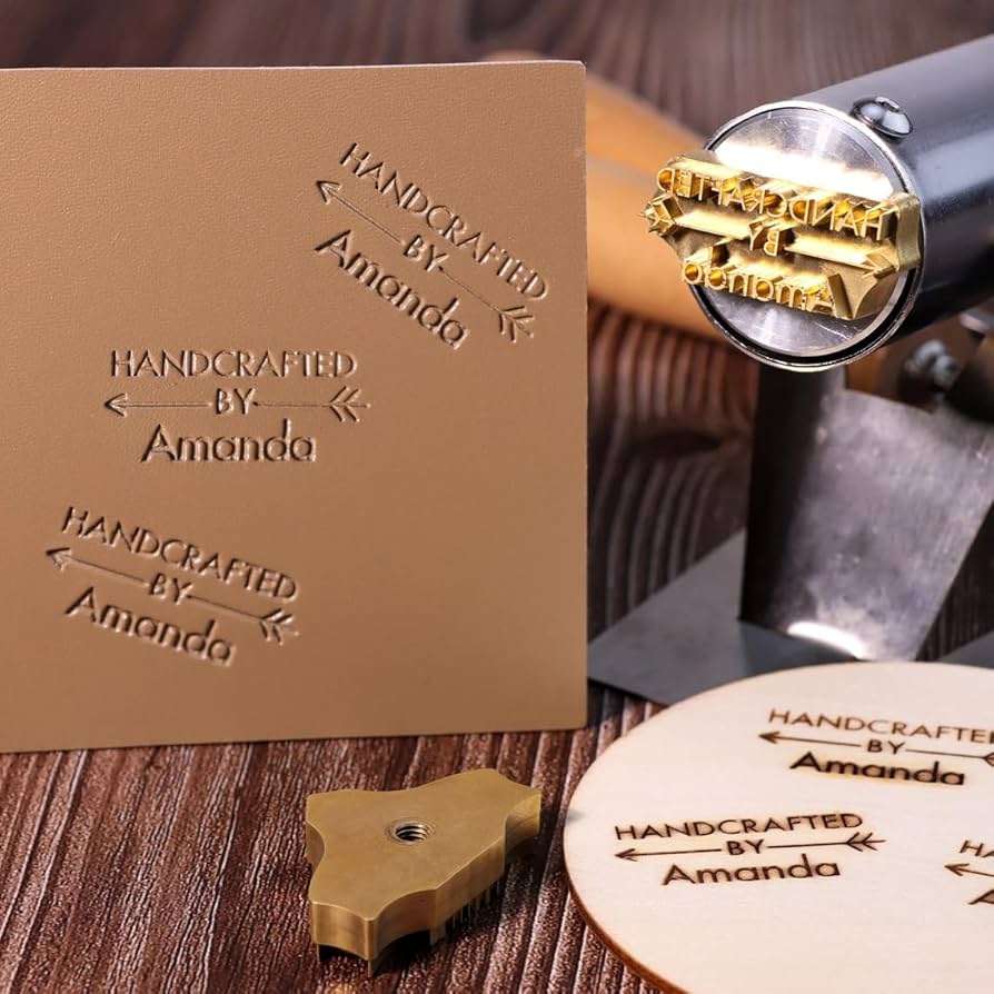An application scenario or product detail of custom leather branding iron - Image 3