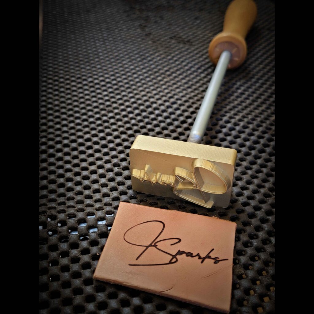 Featured image for the custom leather branding iron guide