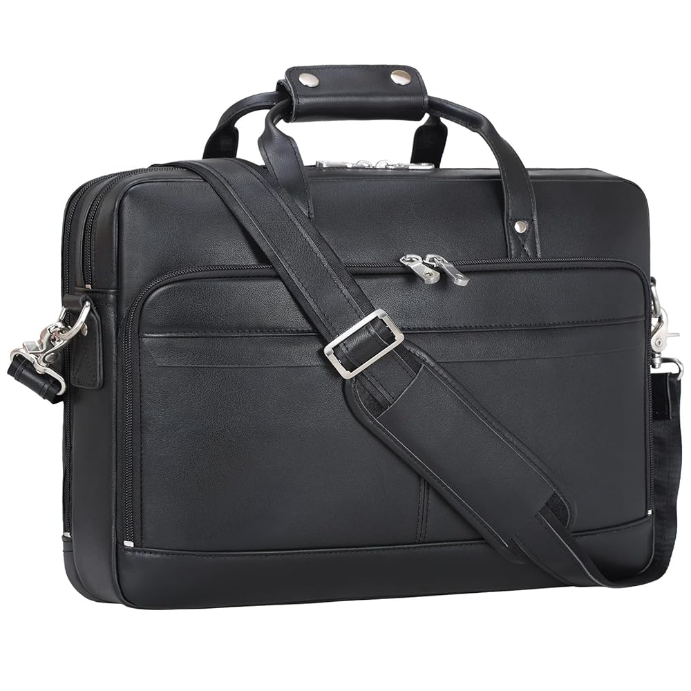 An application scenario or product detail of custom leather briefcase - Image 3