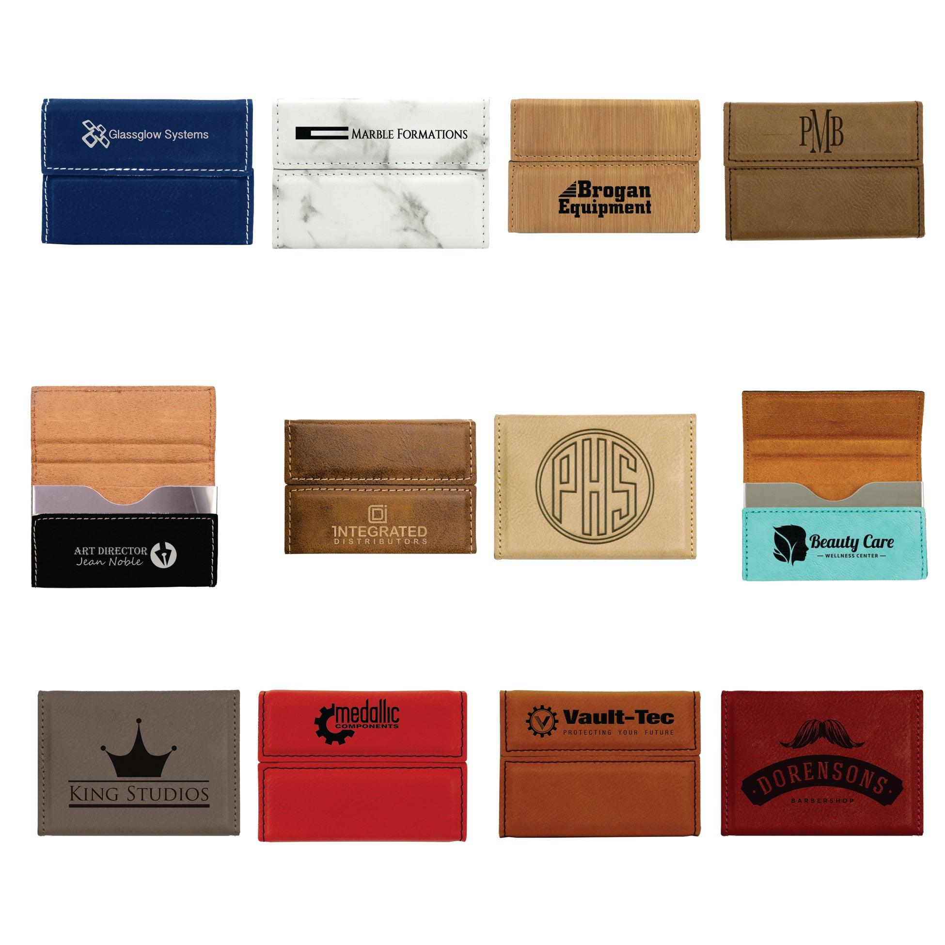 An application scenario or product detail of custom leather business card holder - Image 4