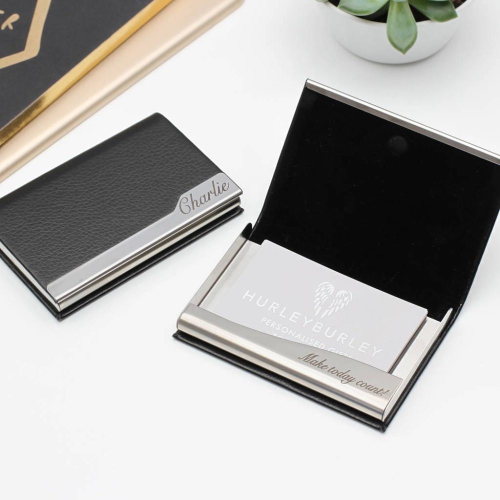 An application scenario or product detail of custom leather business card holder - Image 7