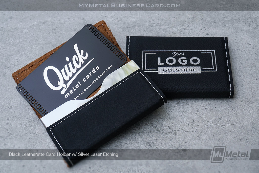 An application scenario or product detail of custom leather business card holder - Image 20