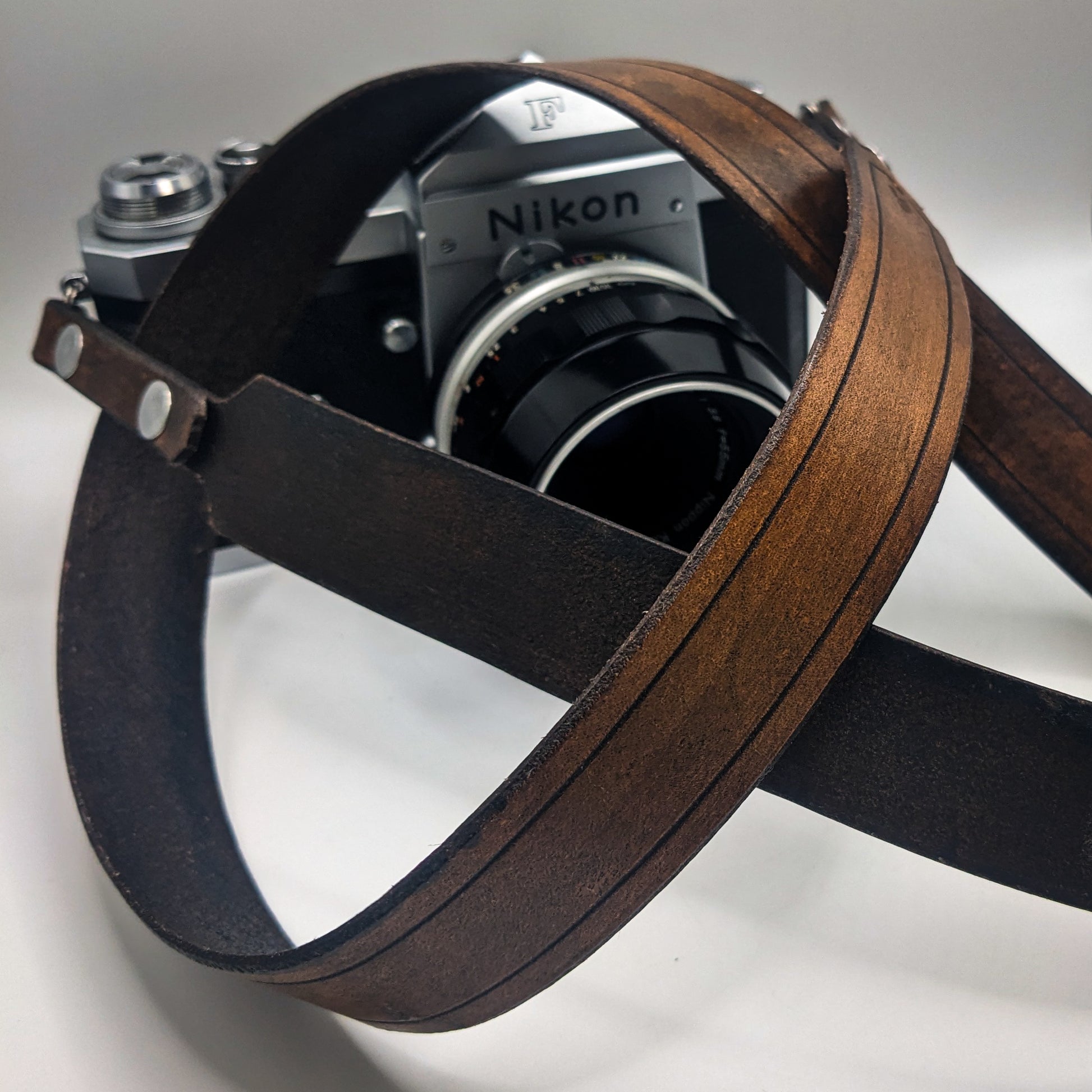 An application scenario or product detail of custom leather camera strap - Image 13