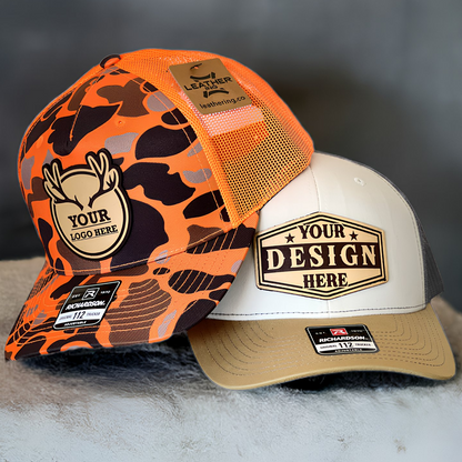 An application scenario or product detail of custom leather caps - Image 13