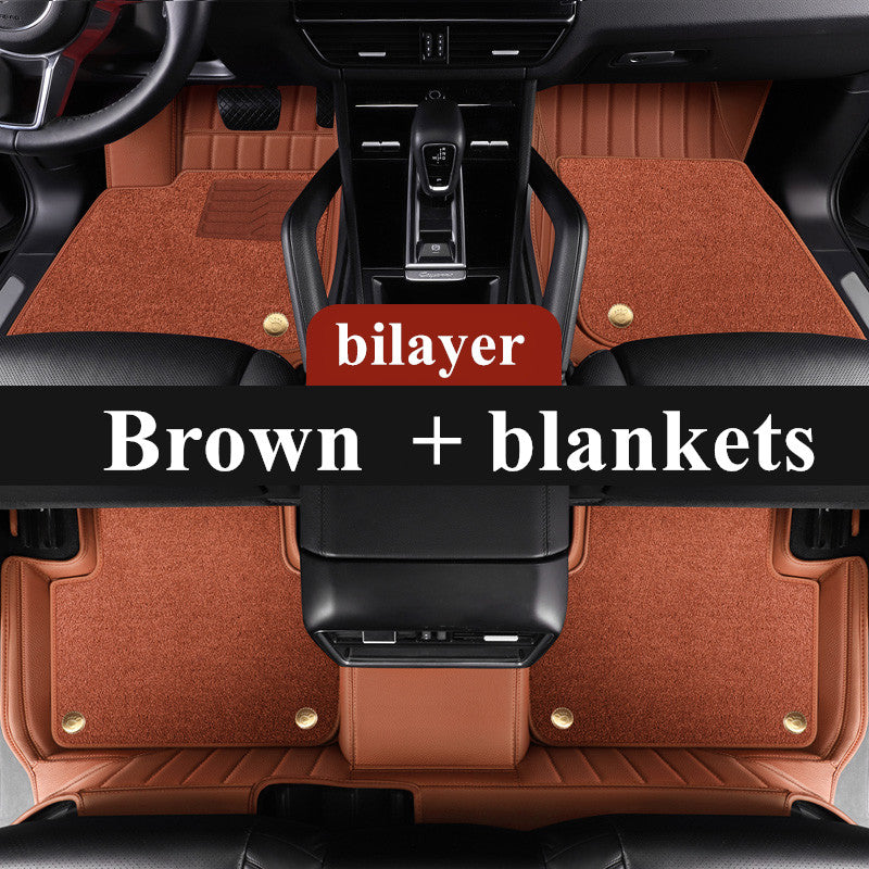 An application scenario or product detail of custom leather car mats - Image 13
