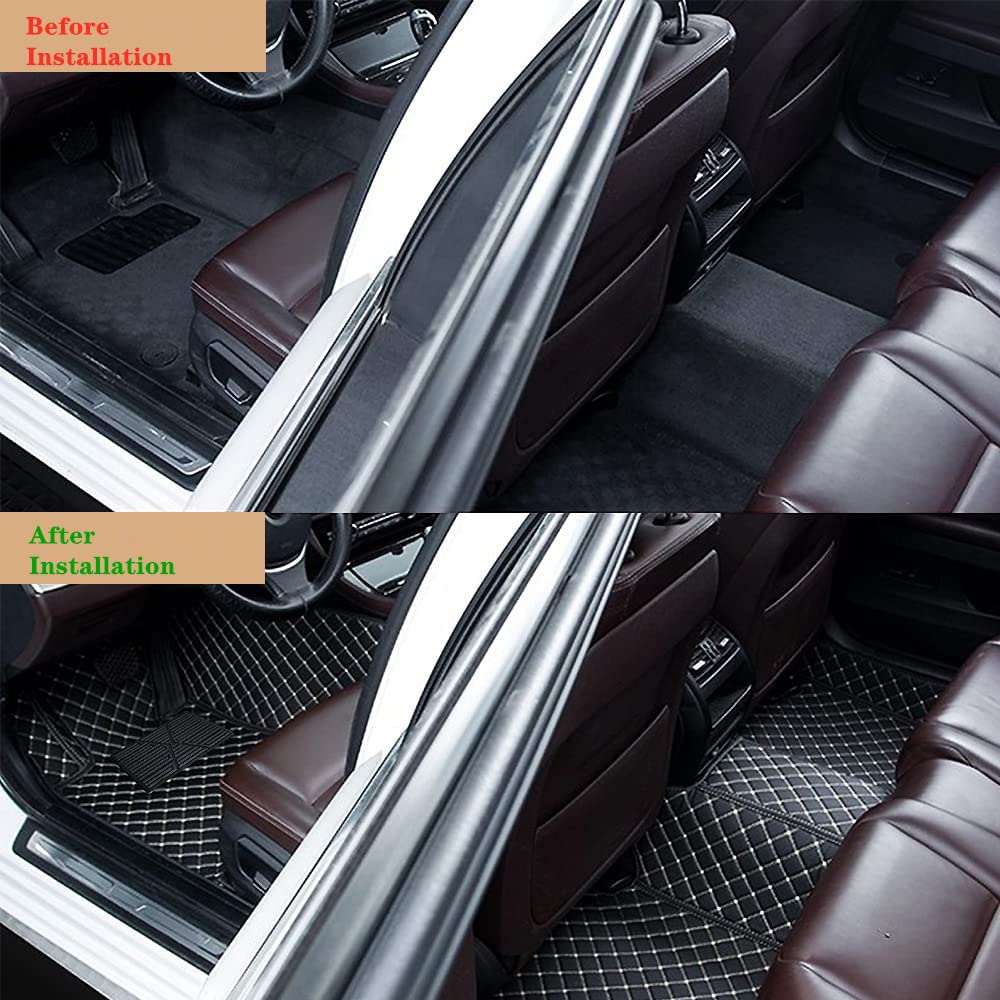 An application scenario or product detail of custom leather car mats - Image 19