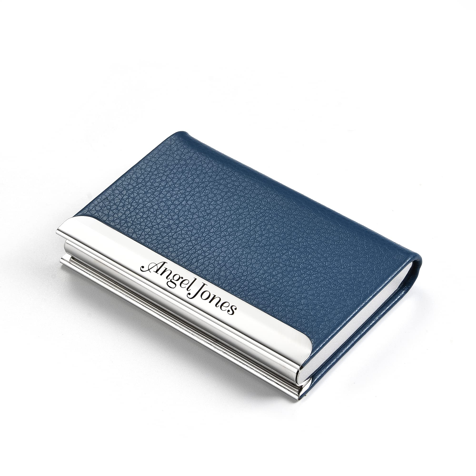 An application scenario or product detail of custom leather card holder - Image 20