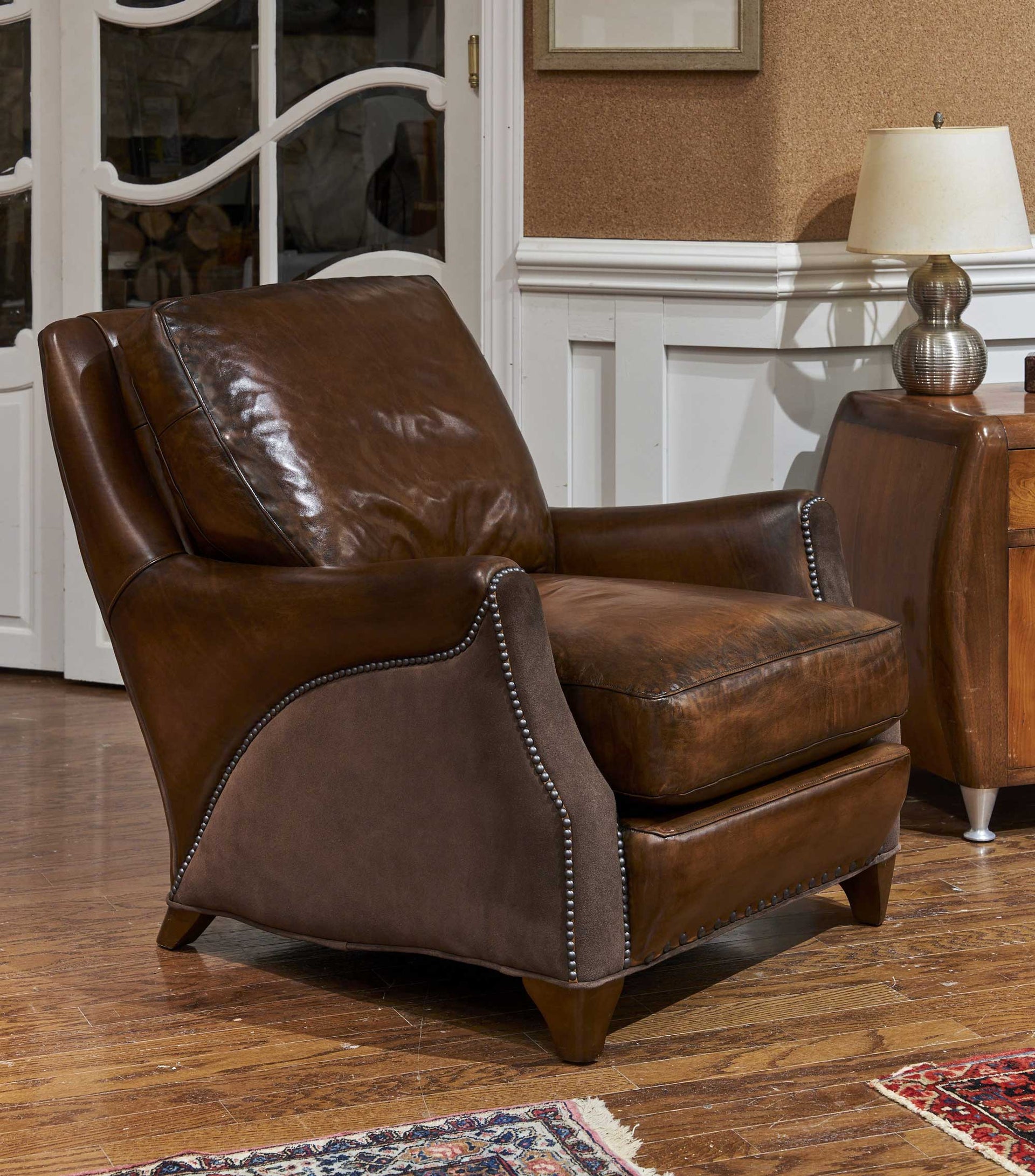 An application scenario or product detail of custom leather chairs - Image 2