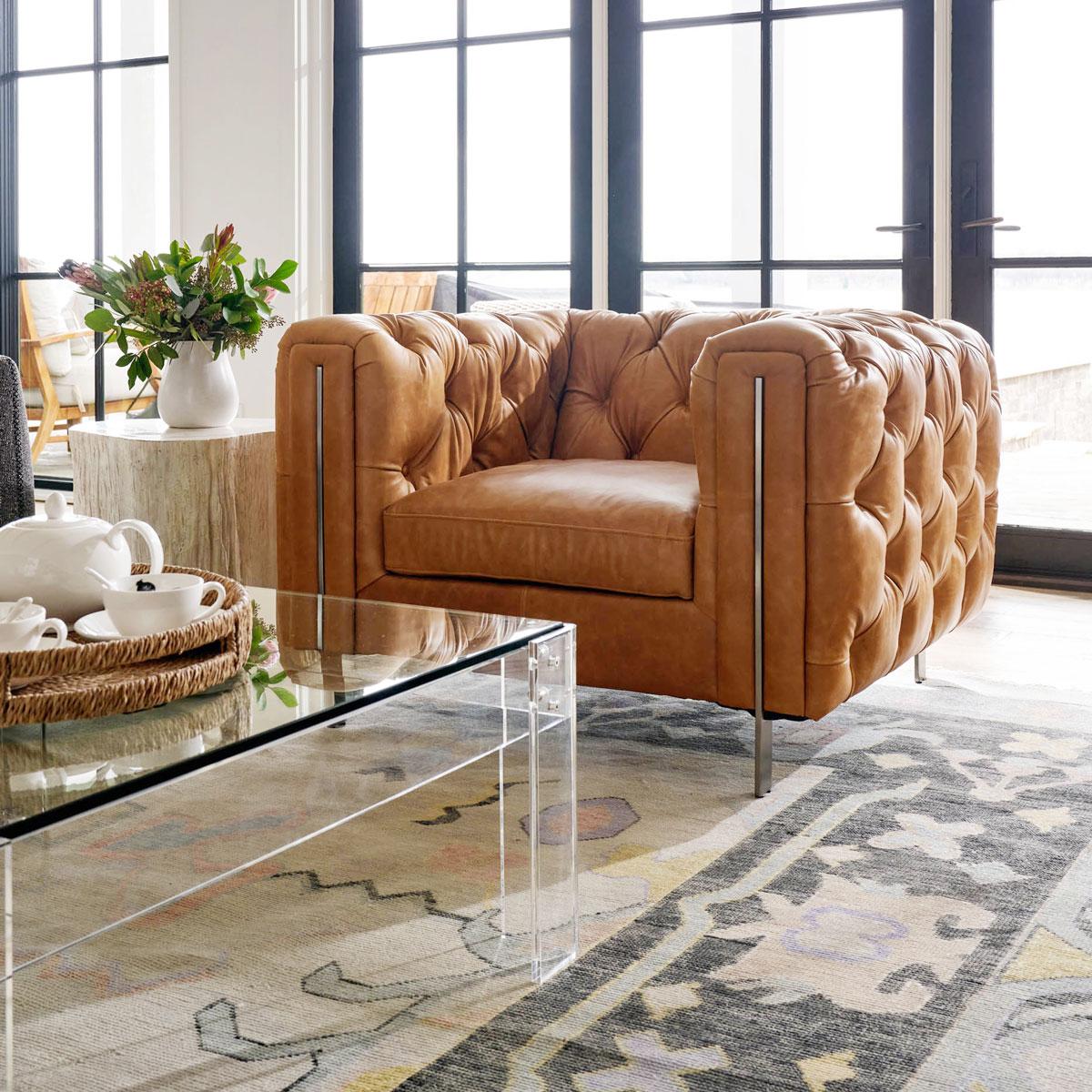 An application scenario or product detail of custom leather chairs - Image 22