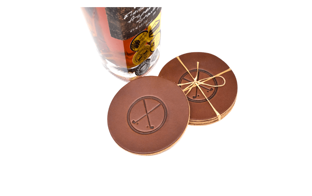 An application scenario or product detail of custom leather coasters - Image 12