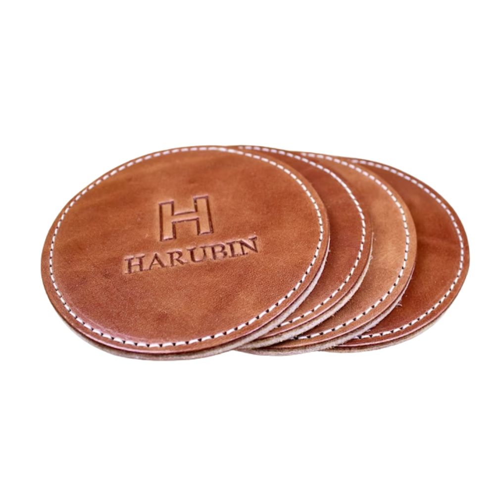 An application scenario or product detail of custom leather coasters - Image 13