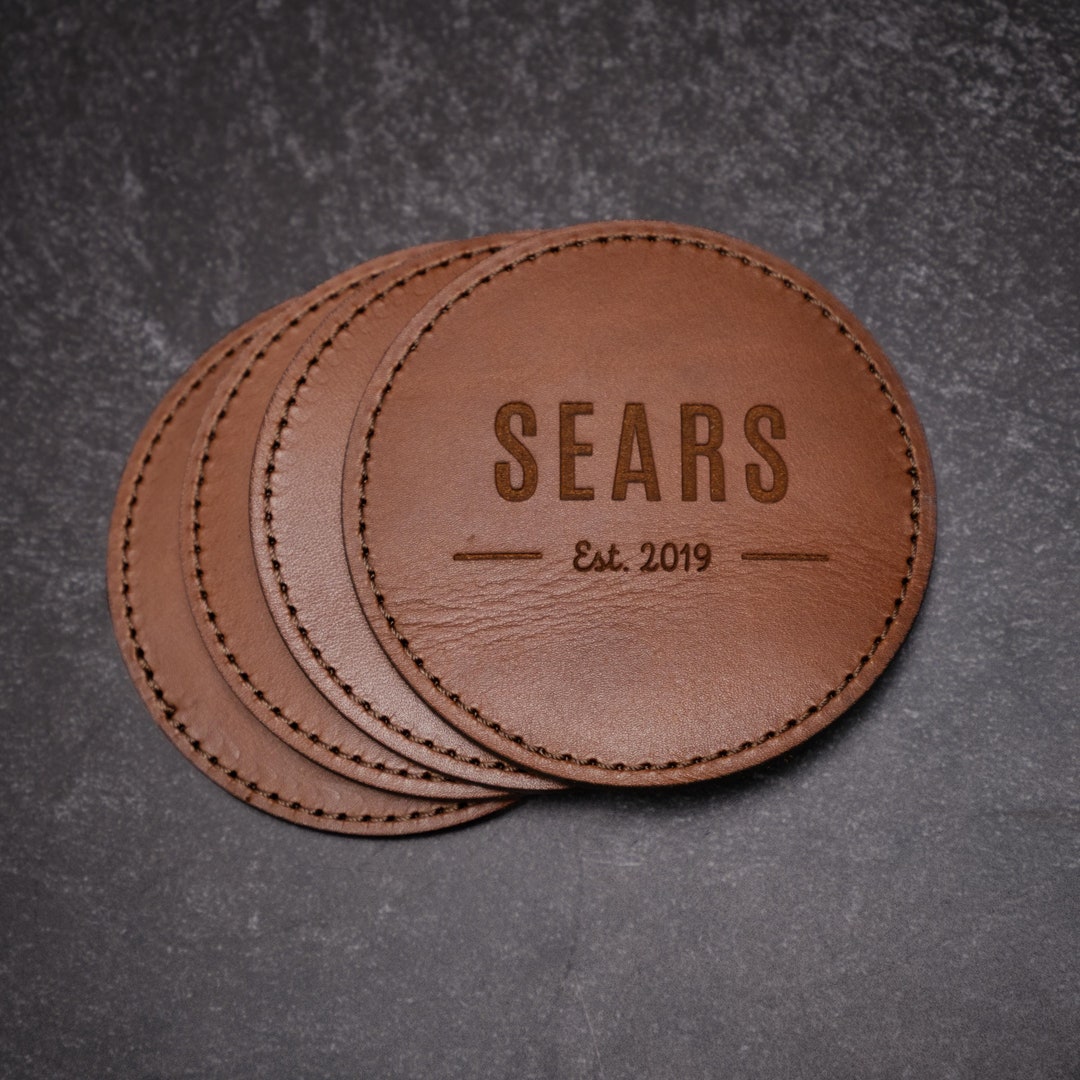An application scenario or product detail of custom leather coasters - Image 19