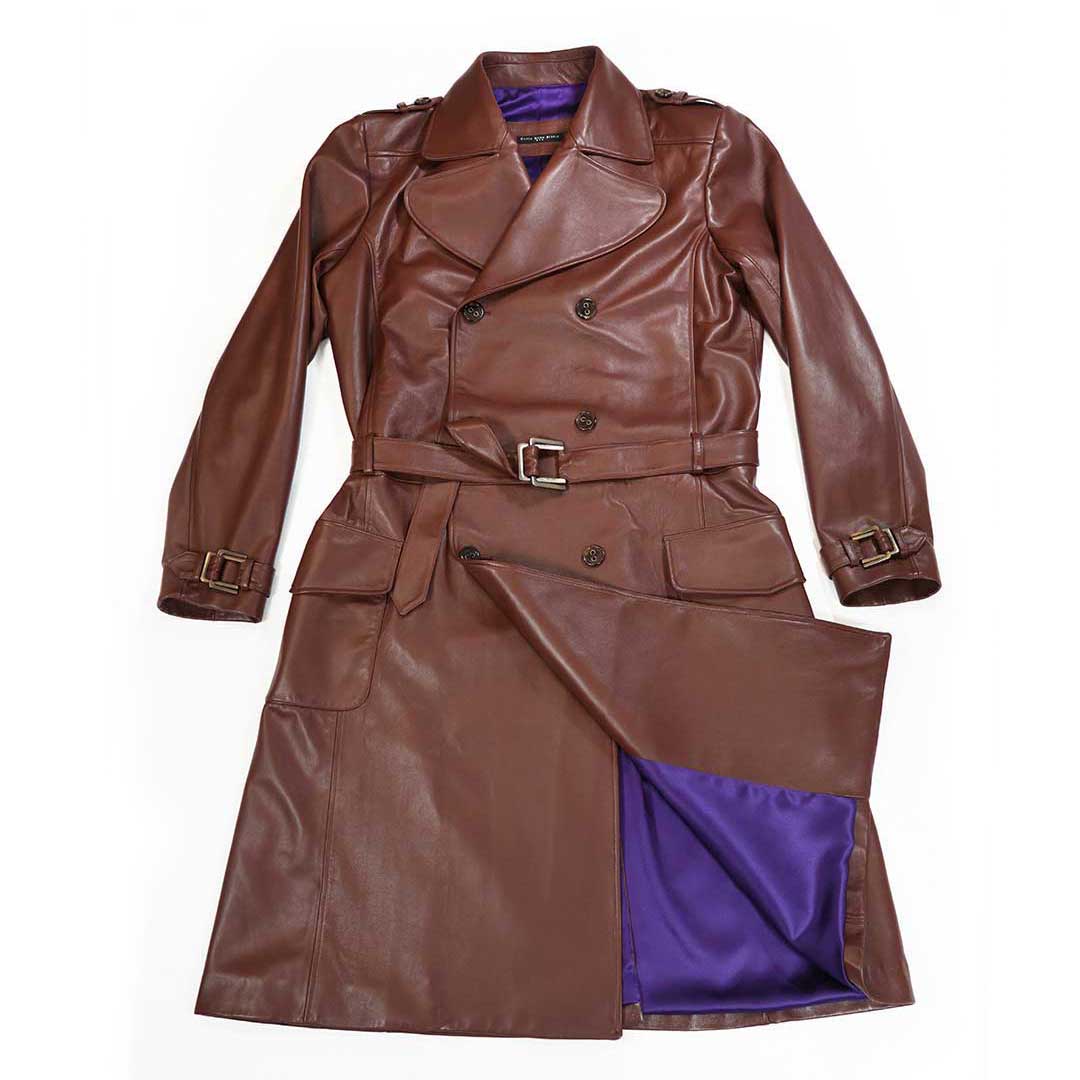 An application scenario or product detail of custom leather coat makers - Image 13