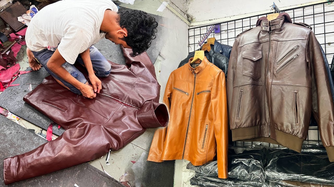An application scenario or product detail of custom leather coats - Image 6