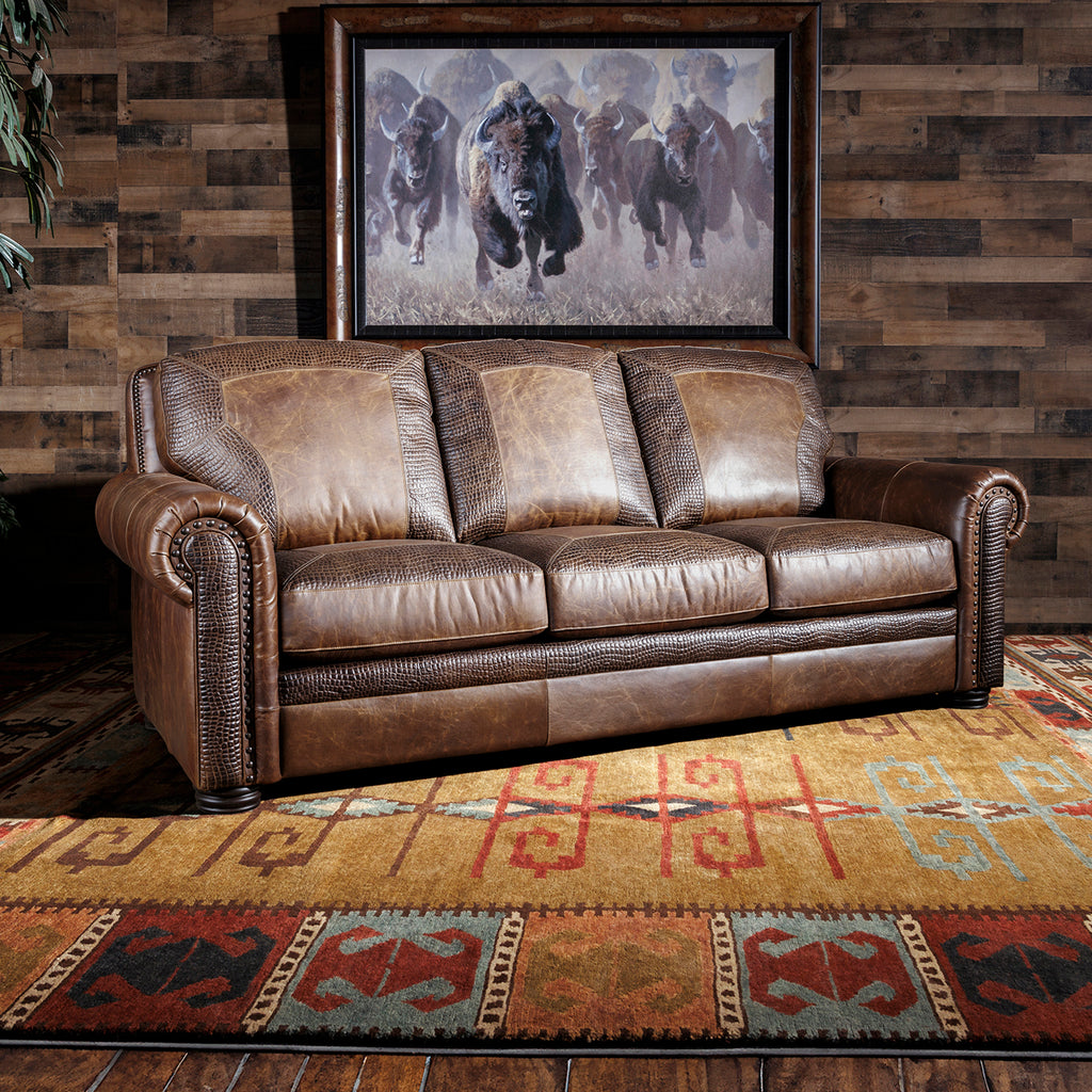 An application scenario or product detail of custom leather couch - Image 3