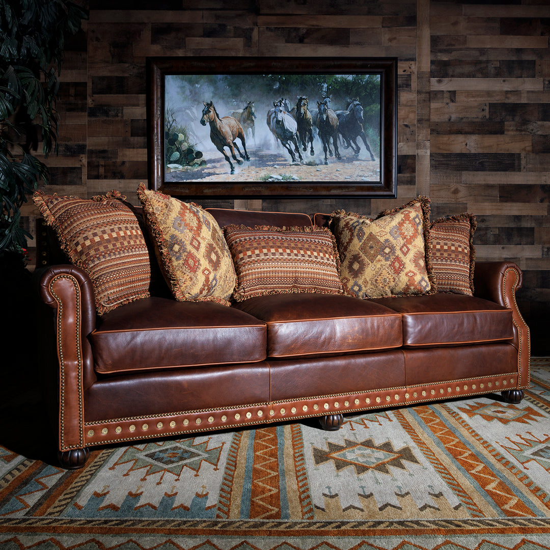 An application scenario or product detail of custom leather couch - Image 9