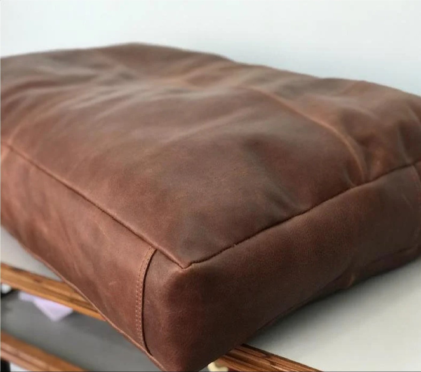 An application scenario or product detail of custom leather cushions - Image 20