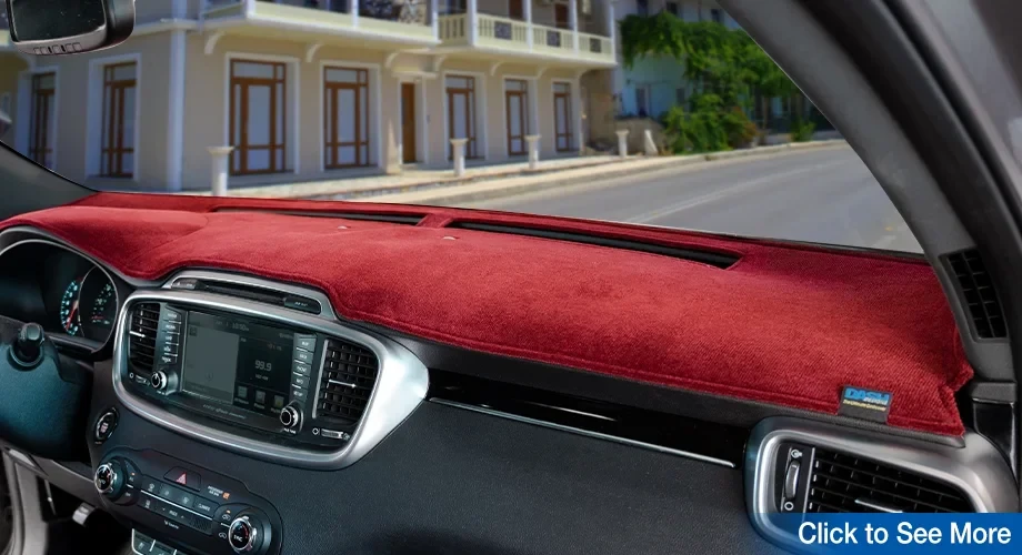 An application scenario or product detail of custom leather dash covers - Image 9