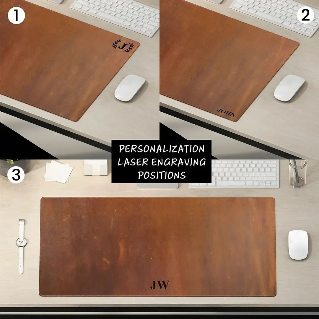 An application scenario or product detail of custom leather desk pad - Image 18