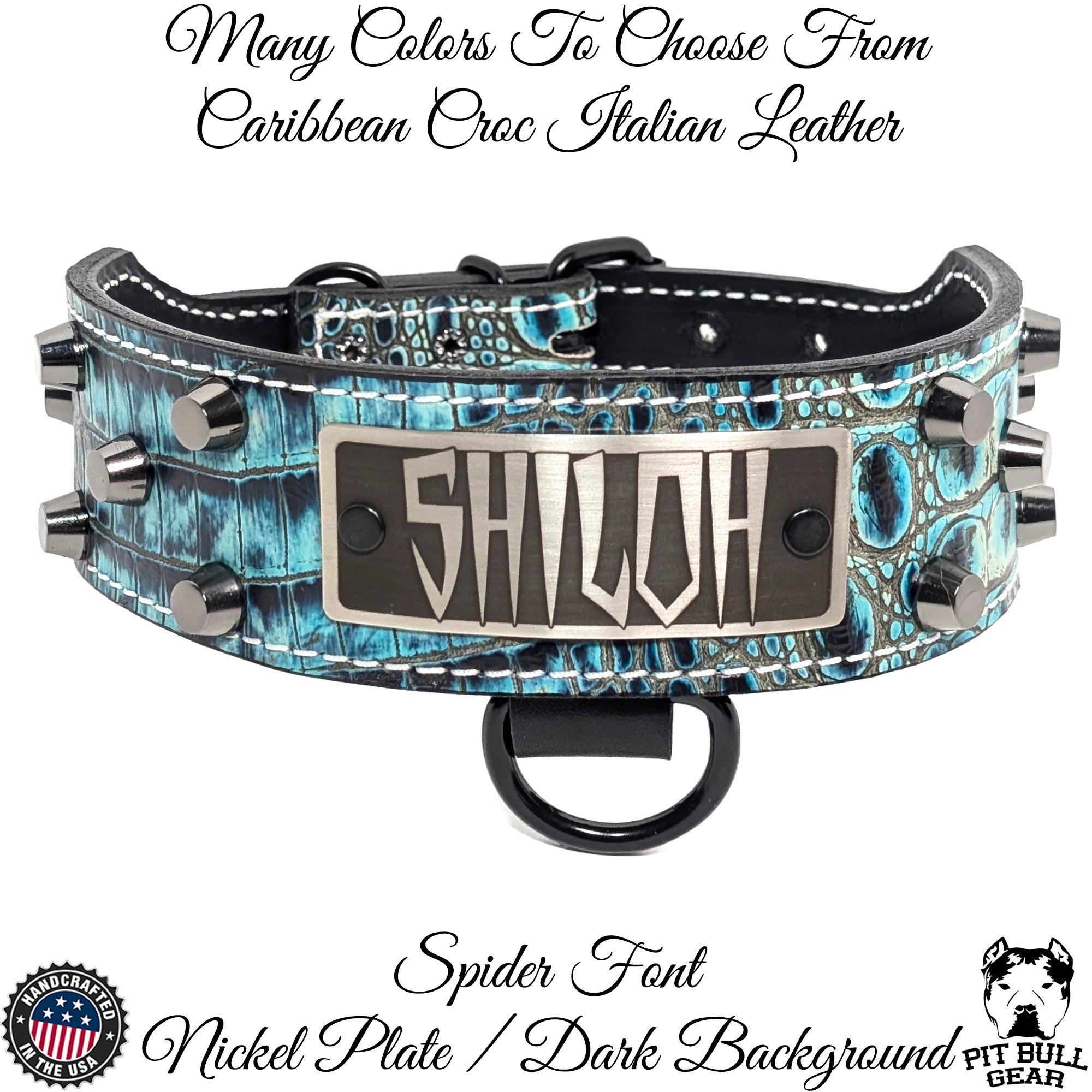 An application scenario or product detail of custom leather dog collars - Image 20