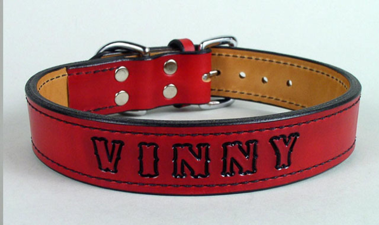 An application scenario or product detail of custom leather dog collars - Image 21