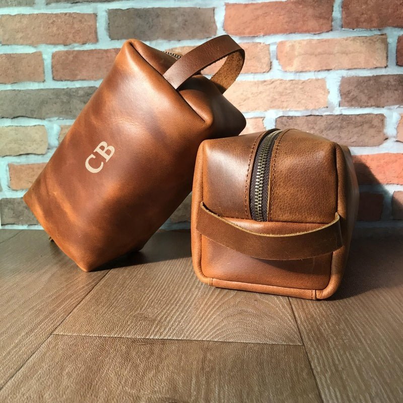 Featured image for the custom leather dopp kit guide