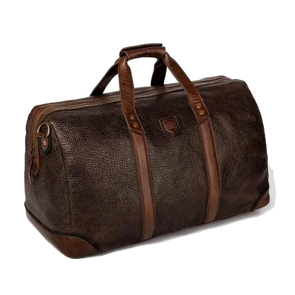 An application scenario or product detail of custom leather duffle bags - Image 19