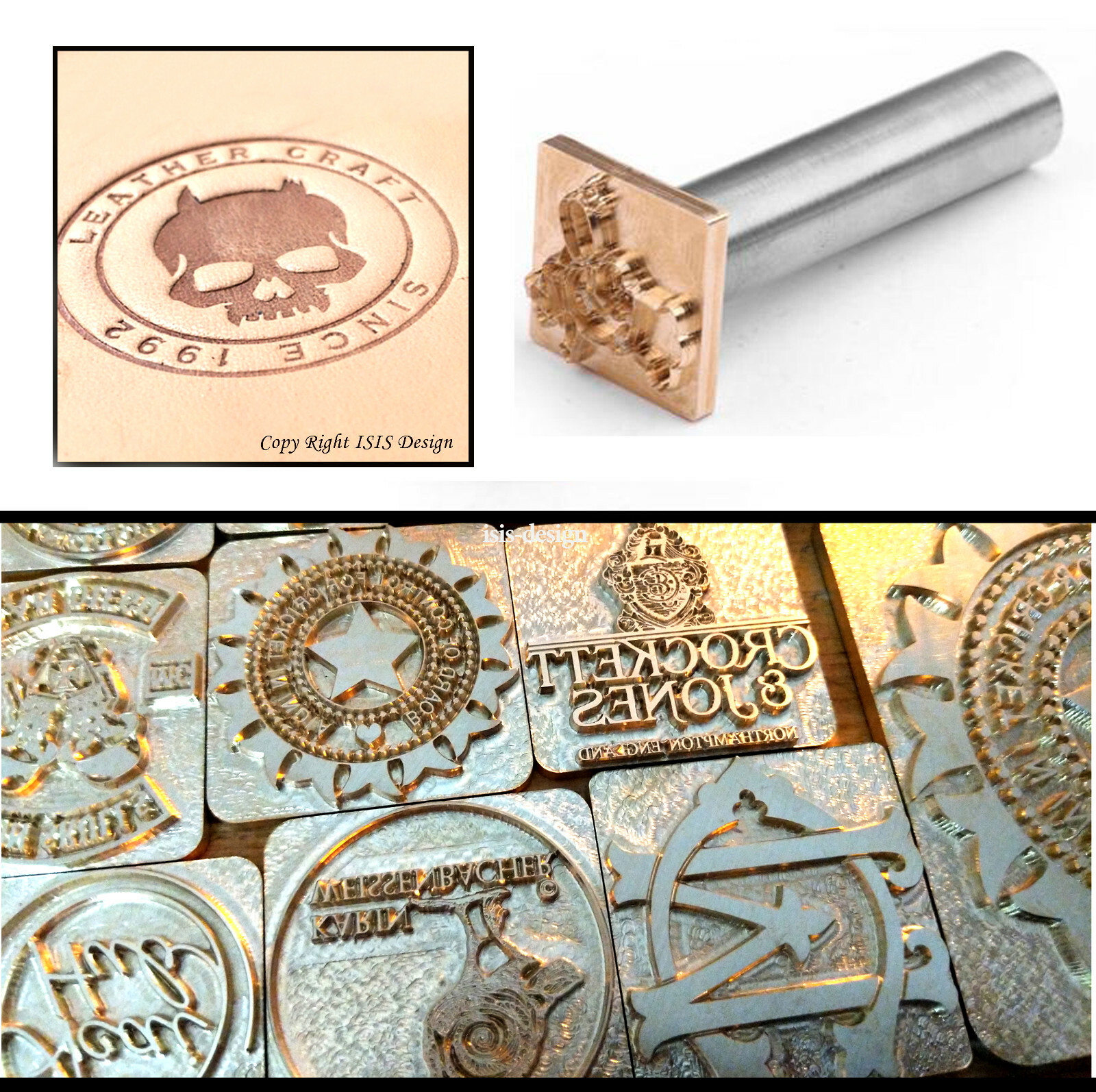 An application scenario or product detail of custom leather embossing stamp - Image 5