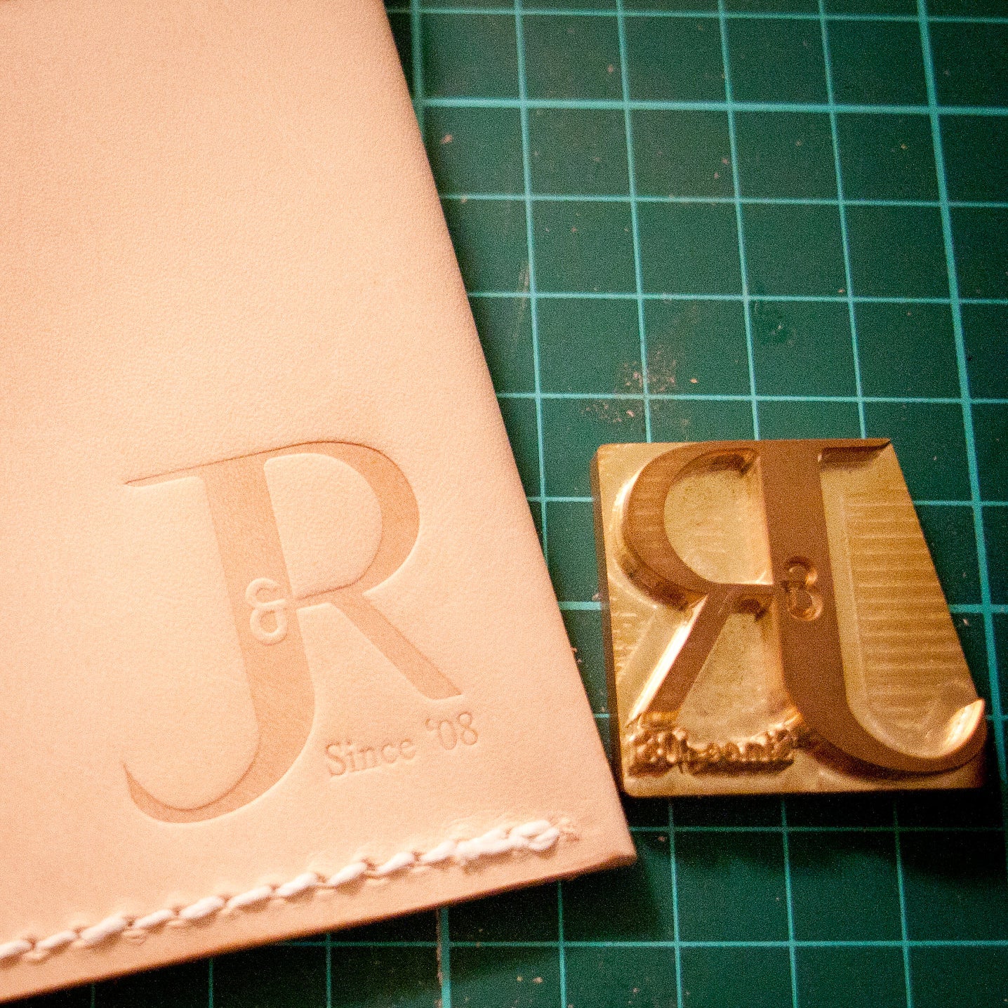 An application scenario or product detail of custom leather embossing stamp - Image 7