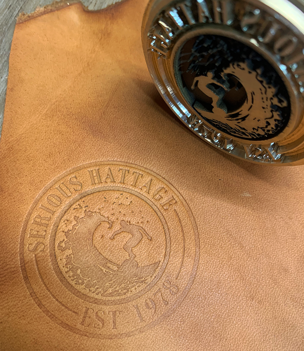 Featured image for the custom leather embossing stamp guide