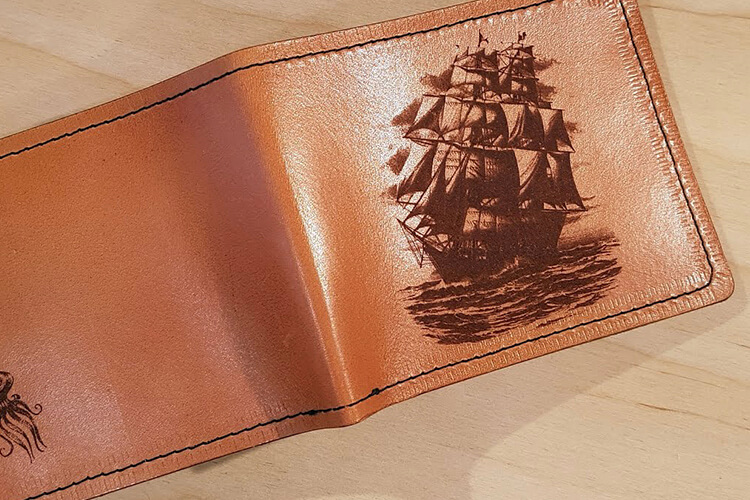 An application scenario or product detail of custom leather engraving - Image 12