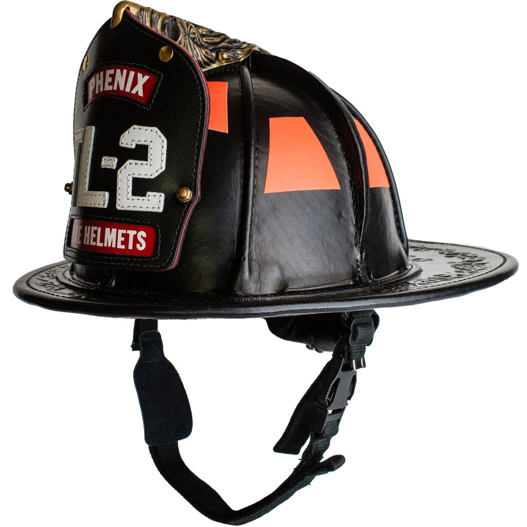 An application scenario or product detail of custom leather fire helmets - Image 2