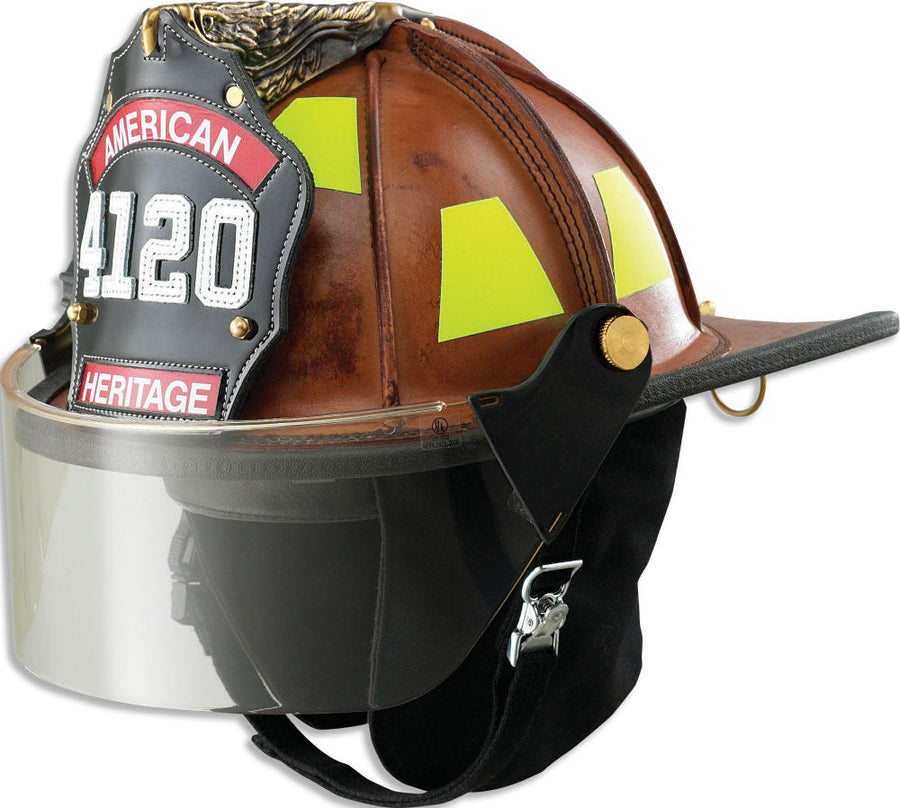 An application scenario or product detail of custom leather fire helmets - Image 9