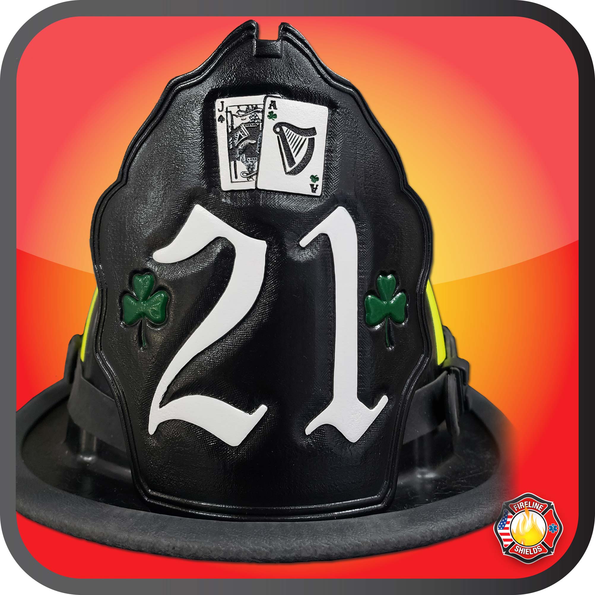 An application scenario or product detail of custom leather firefighter helmet shields - Image 14