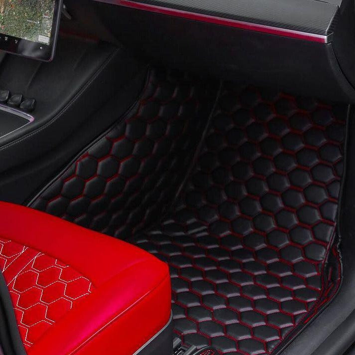 An application scenario or product detail of custom leather floor mats - Image 22