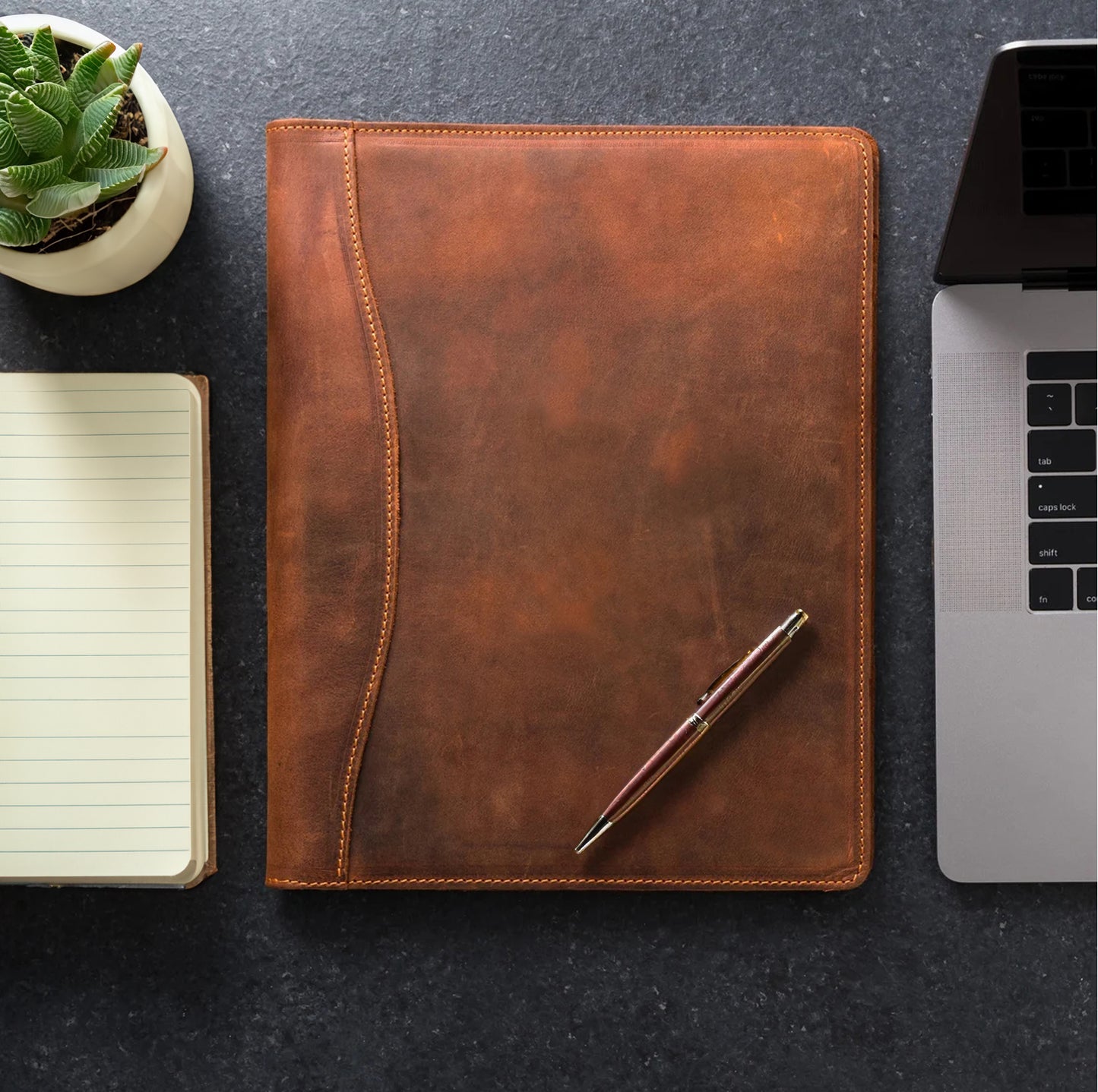 Featured image for the custom leather folio guide