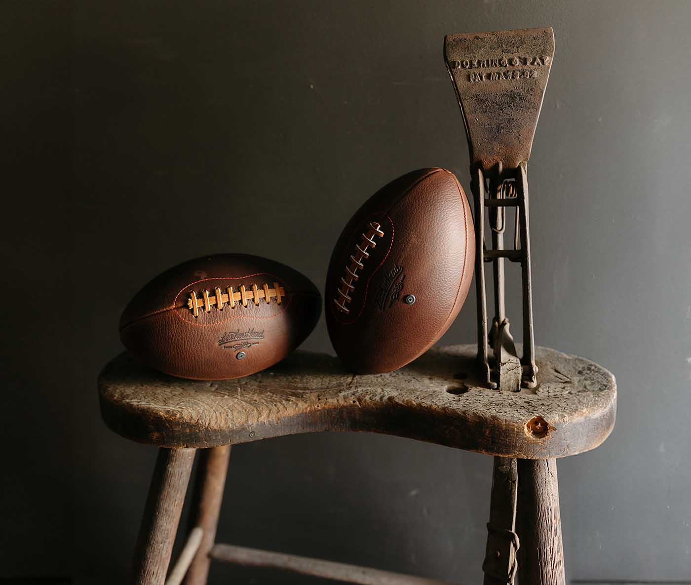 An application scenario or product detail of custom leather footballs - Image 17