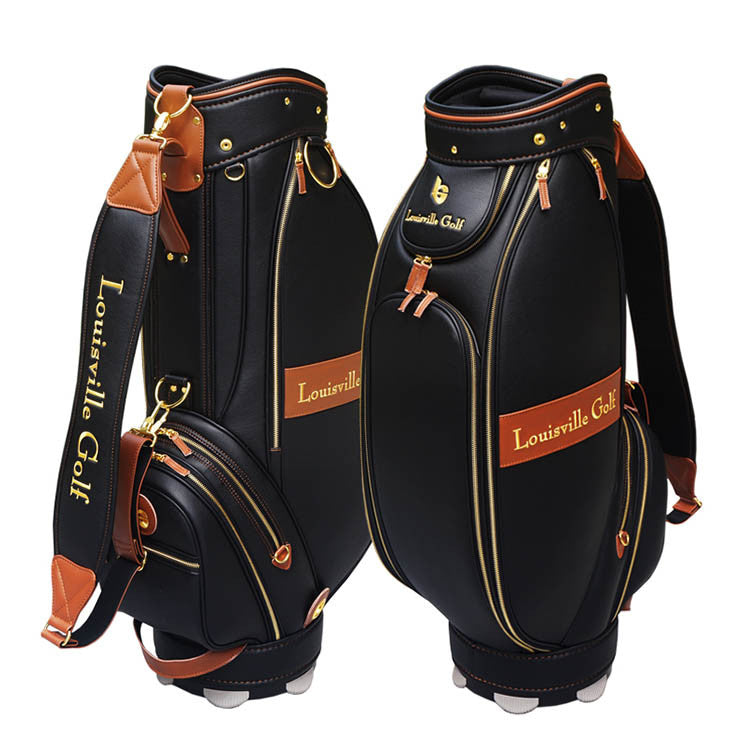 An application scenario or product detail of custom leather golf bags - Image 8