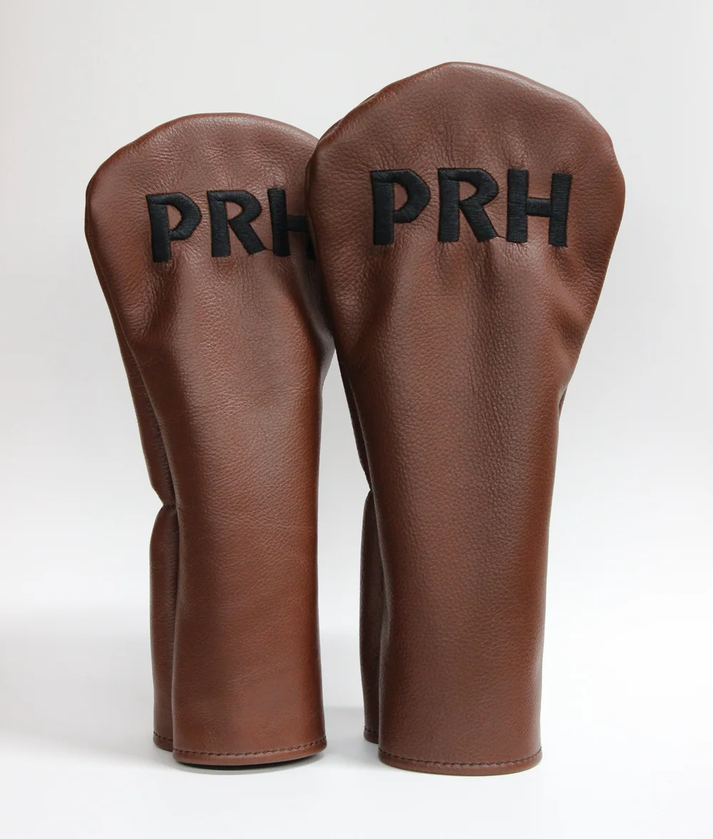 An application scenario or product detail of custom leather golf headcovers - Image 2