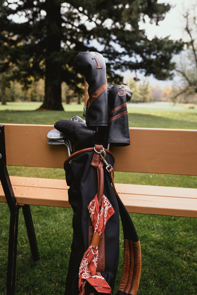 An application scenario or product detail of custom leather golf headcovers - Image 5