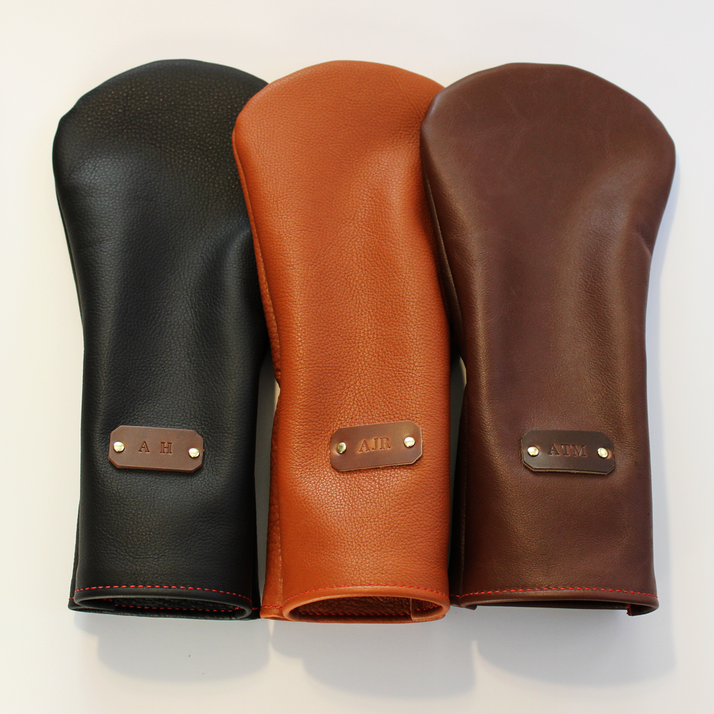 An application scenario or product detail of custom leather golf headcovers - Image 11