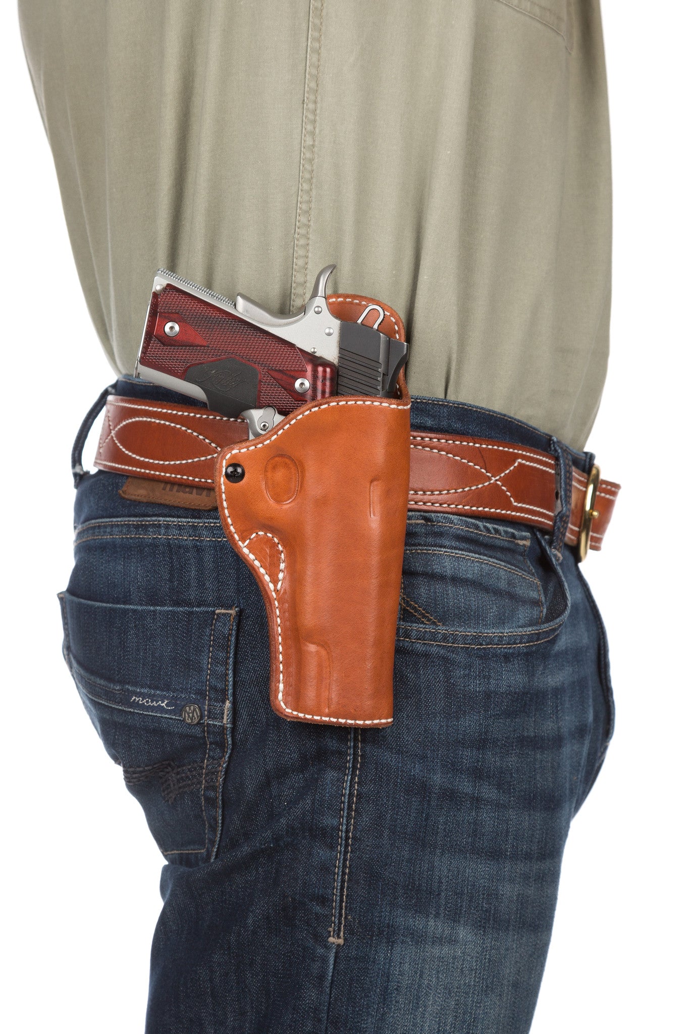 An application scenario or product detail of custom leather gun holster - Image 12