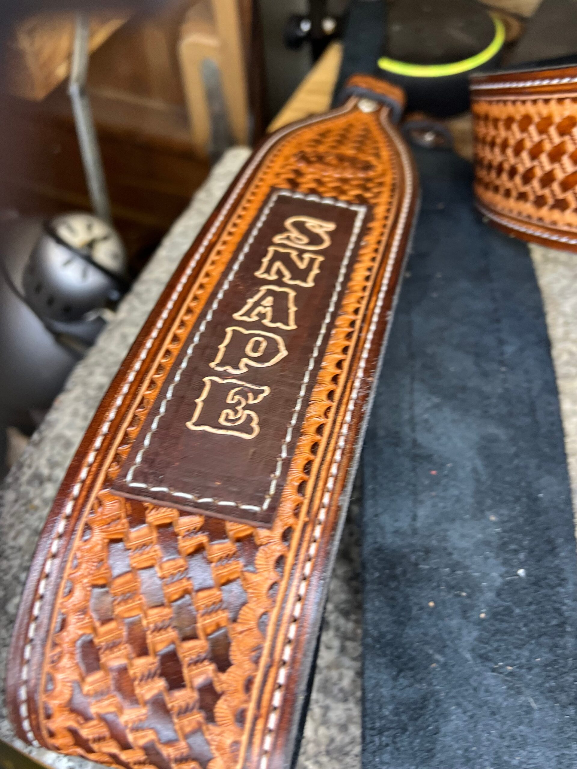 An application scenario or product detail of custom leather gun slings - Image 5