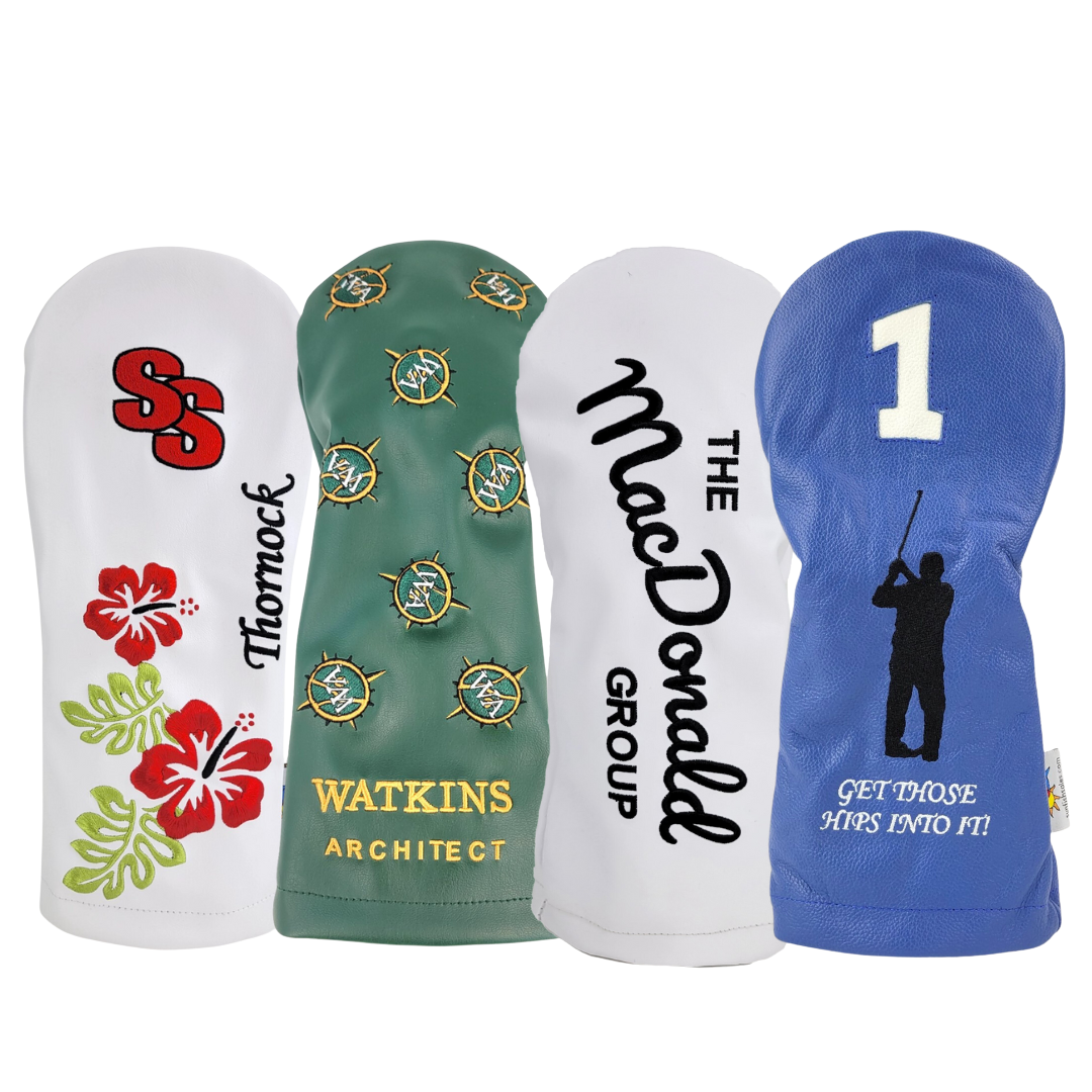 An application scenario or product detail of custom leather headcovers - Image 5