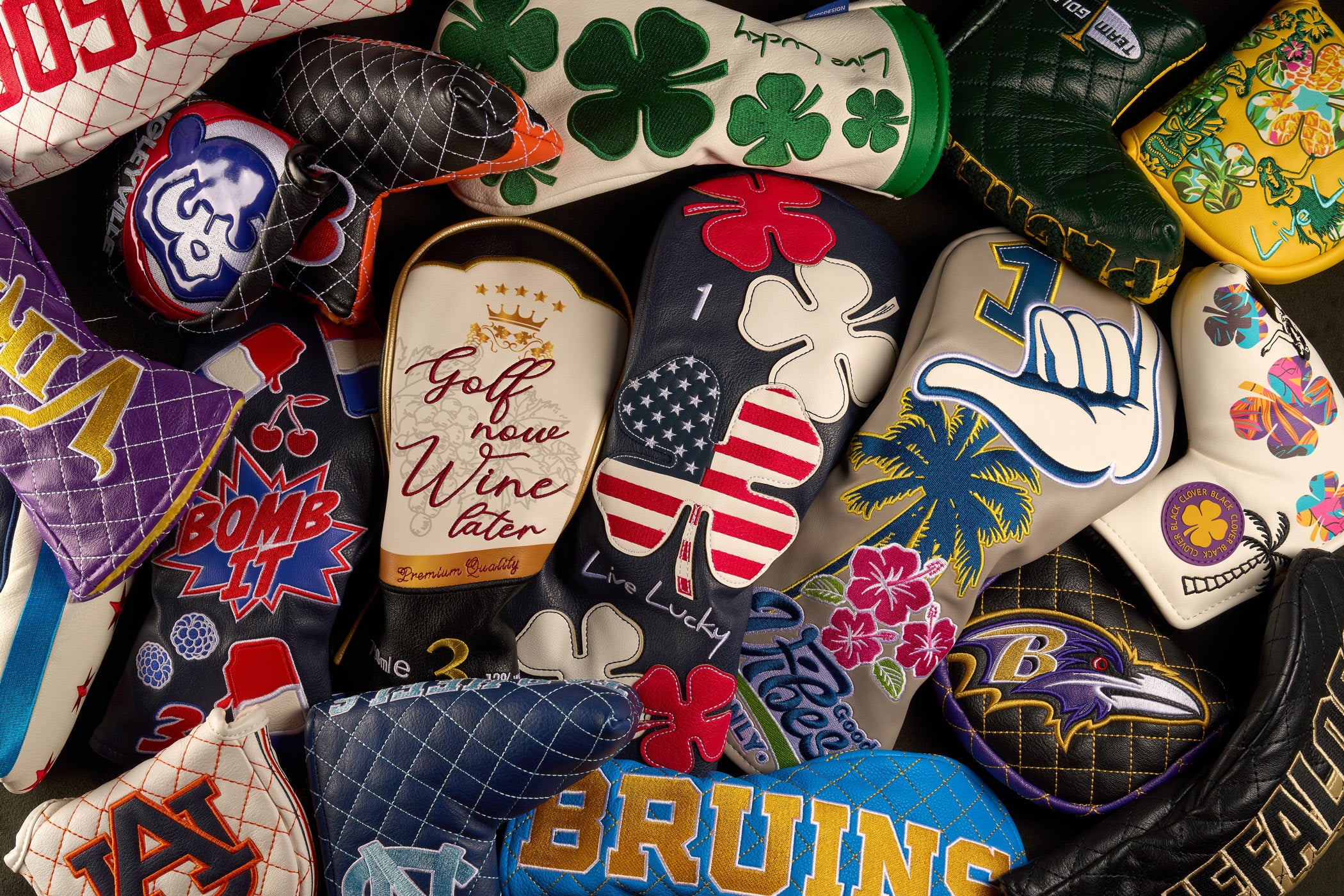 An application scenario or product detail of custom leather headcovers - Image 8