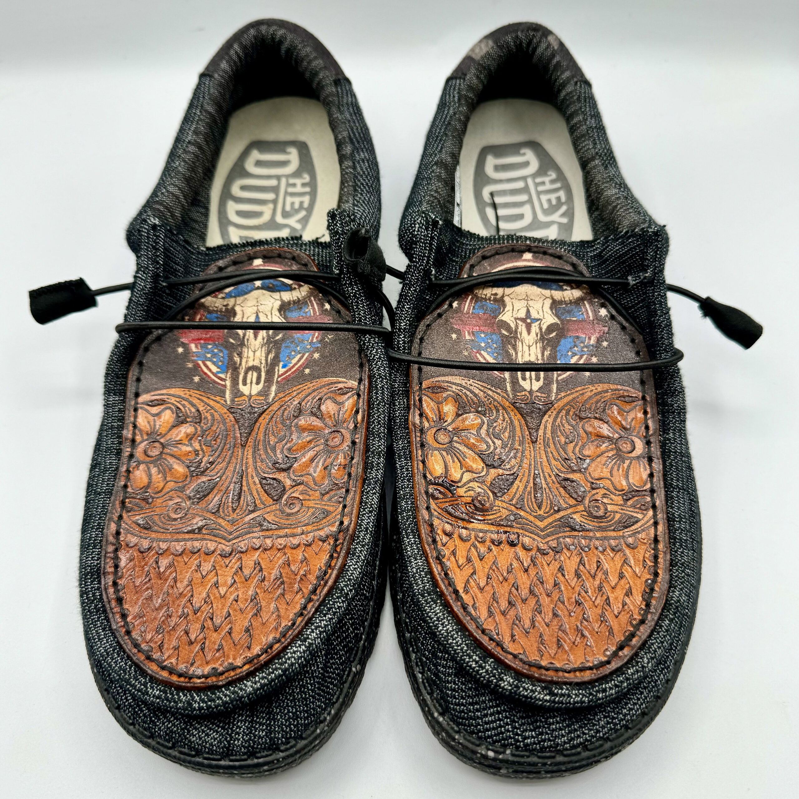 An application scenario or product detail of custom leather hey dudes - Image 24