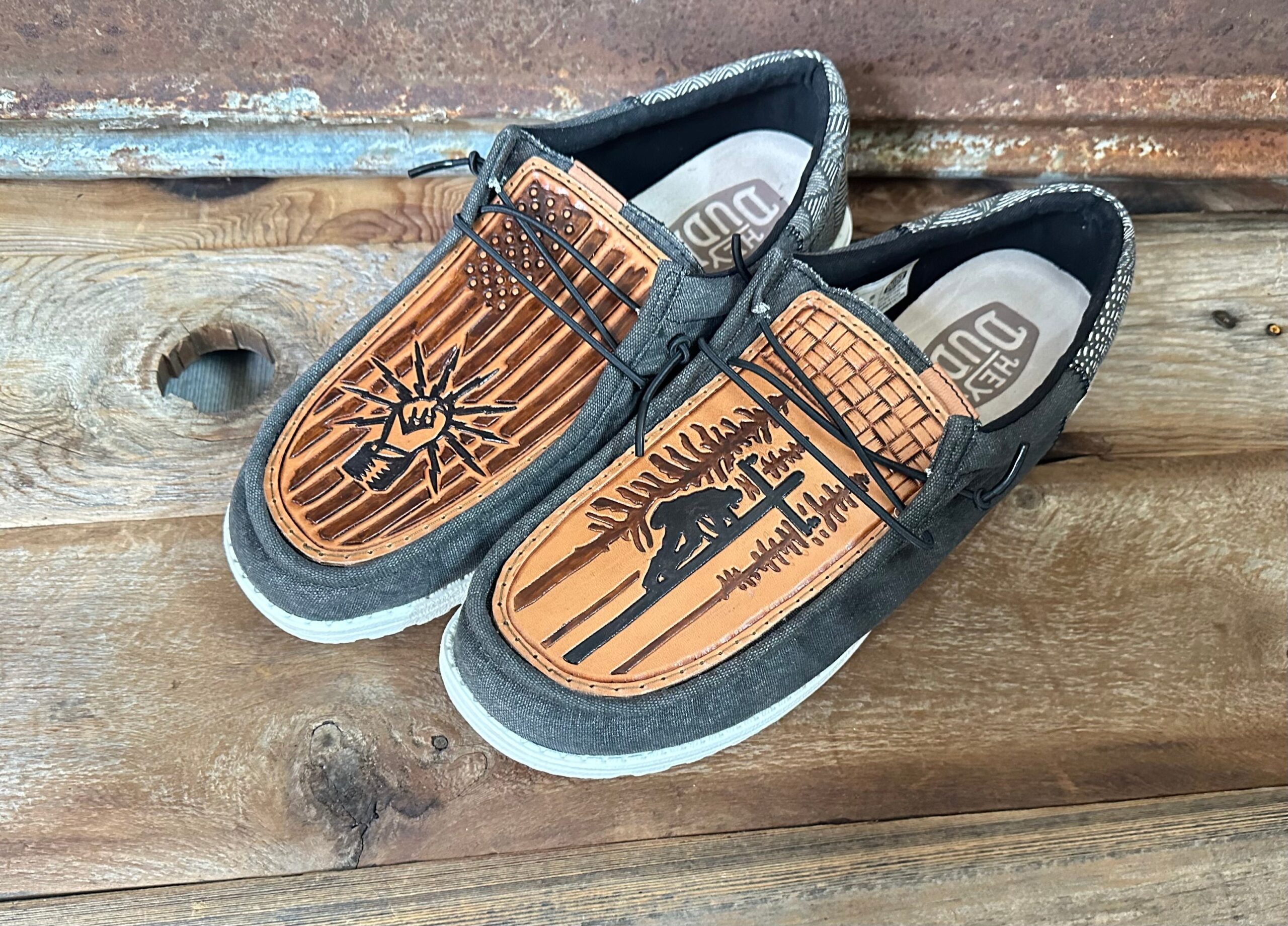 Featured image for the custom leather hey dudes guide
