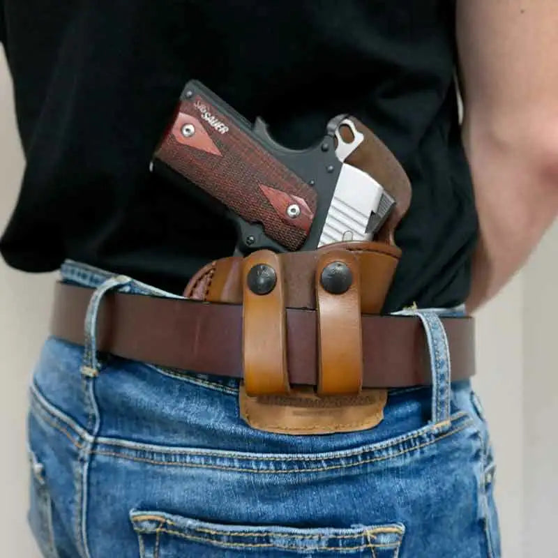 An application scenario or product detail of custom leather holster makers list - Image 3