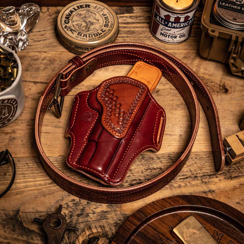 An application scenario or product detail of custom leather holster makers list - Image 14