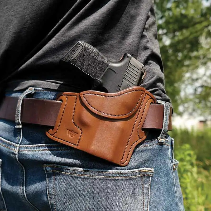 Featured image for the custom leather holster makers list guide